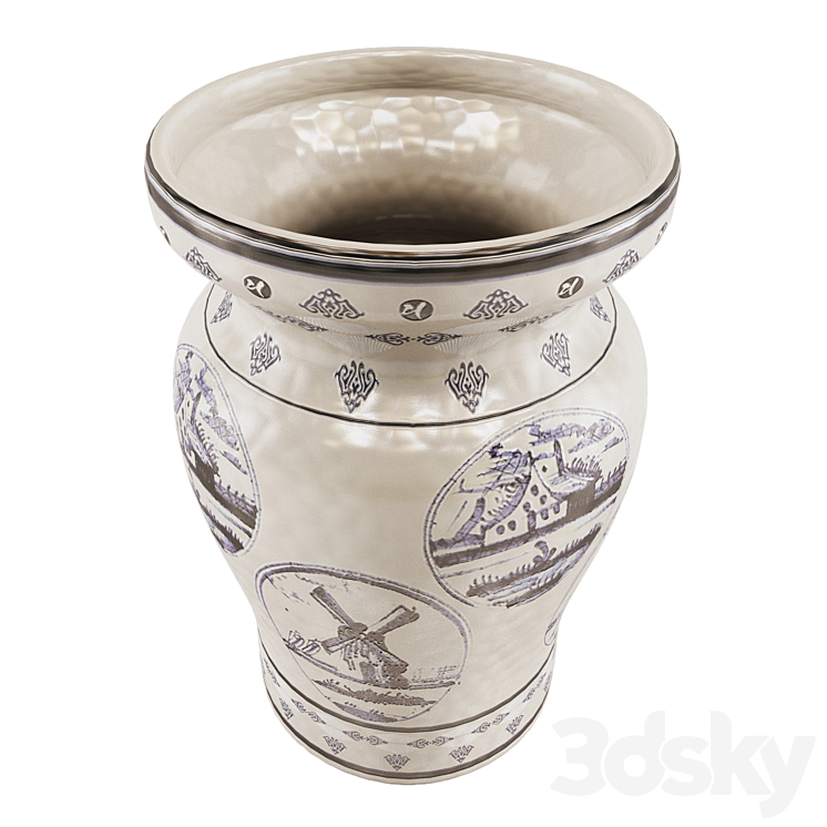 Chinese Vase 04 3DS Max - thumbnail 2