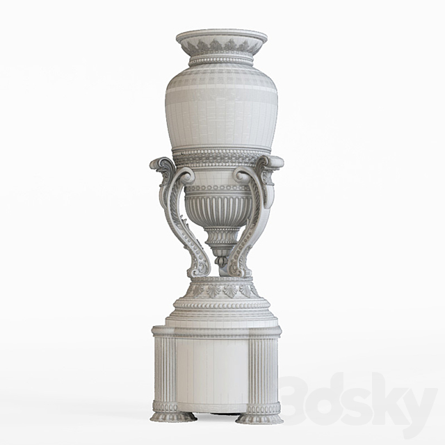 Classic interior vase 3DSMax File - thumbnail 2