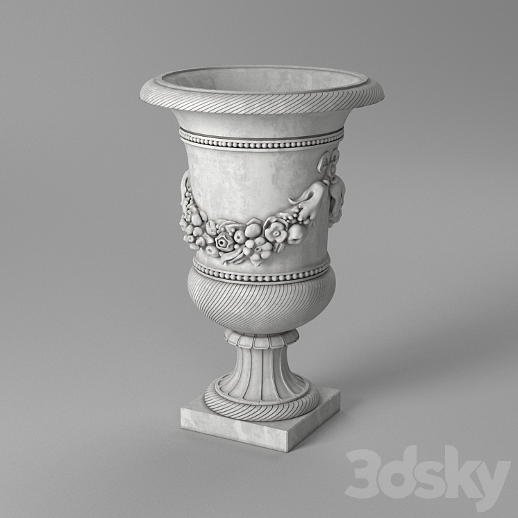 Classic pot 3DS Max - thumbnail 1