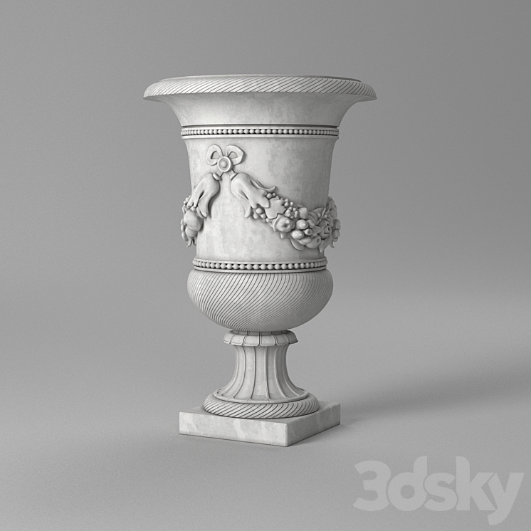 Classic pot 3DS Max - thumbnail 2