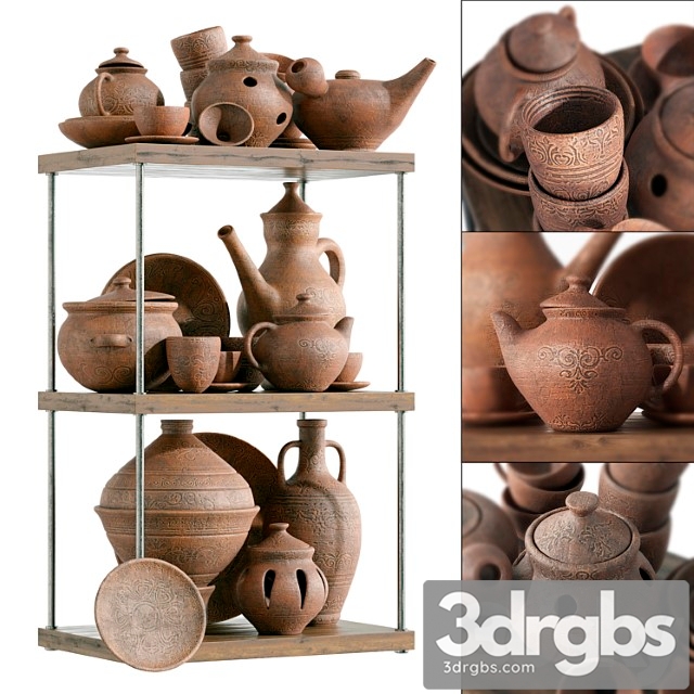 clay crockery rack_1 - thumbnail 1