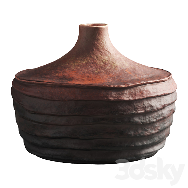 Clay vases 3DSMax File - thumbnail 4