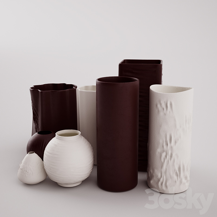 Concrete Vase 3DS Max - thumbnail 2