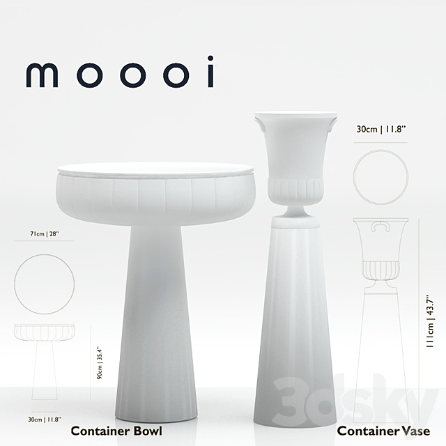 Container Vase_Bowl_ MOOOI 3DSMax File - thumbnail 1