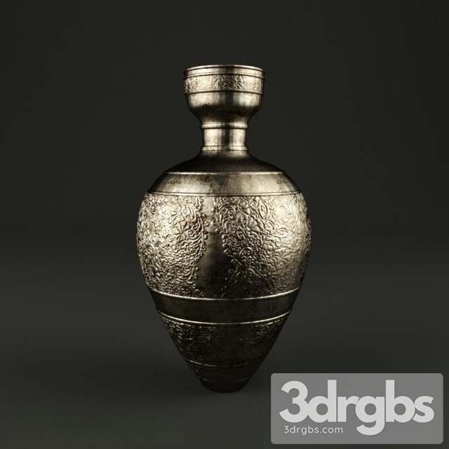 Copper Antique Vase 3dsmax Download - thumbnail 1