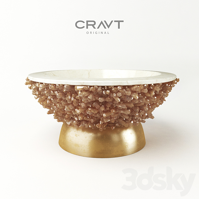 CRAVT PRECIOUS ROCK BOWL 3ds Max - thumbnail 1