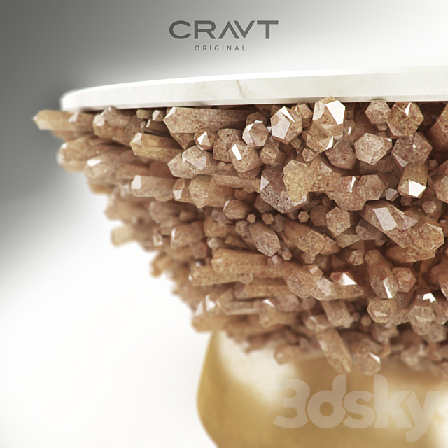 CRAVT PRECIOUS ROCK BOWL 3ds Max - thumbnail 2