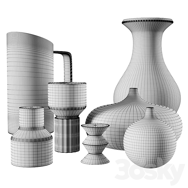 Decor Set # 08 3DSMax File - thumbnail 2