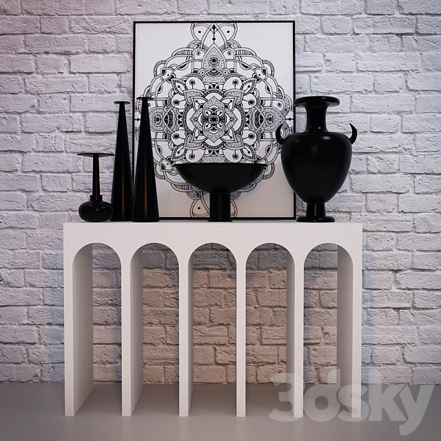 decorative set 3DSMax File - thumbnail 1