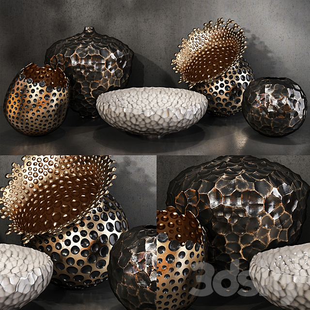 Decorative set 58 3DSMax File - thumbnail 2