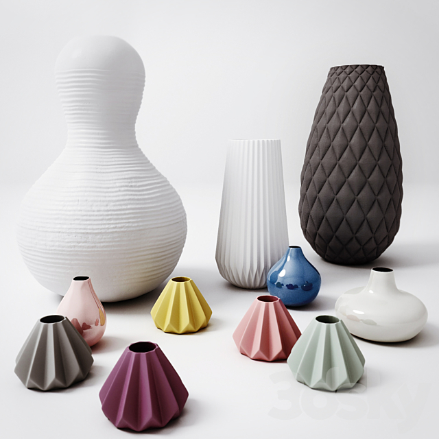 Decorative set BoConcept 3ds Max - thumbnail 1