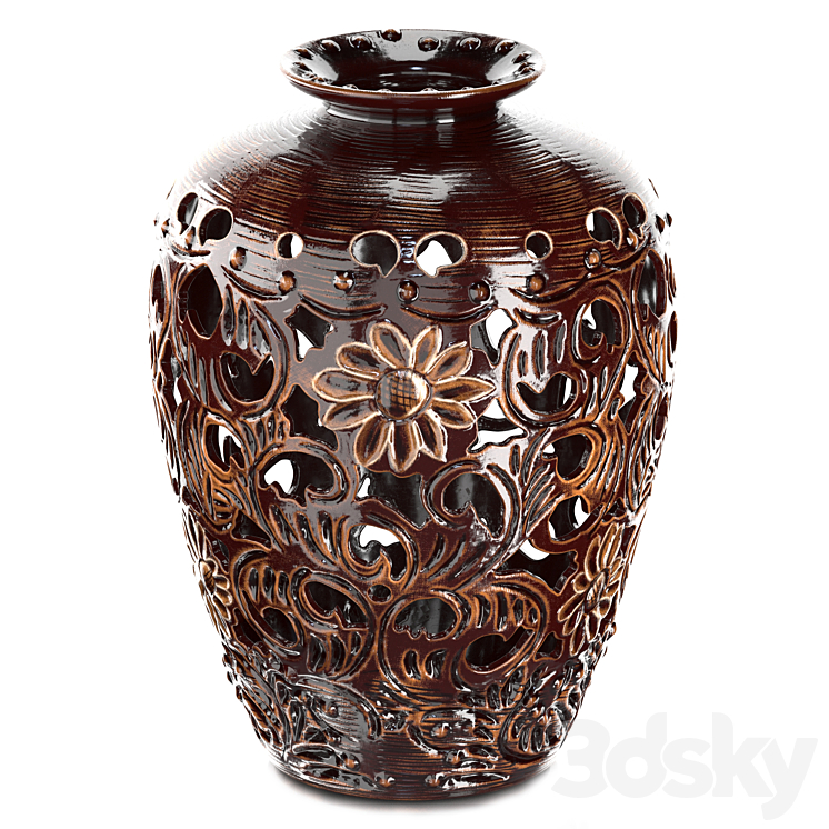 Decorative Vase 3DS Max Model - thumbnail 3