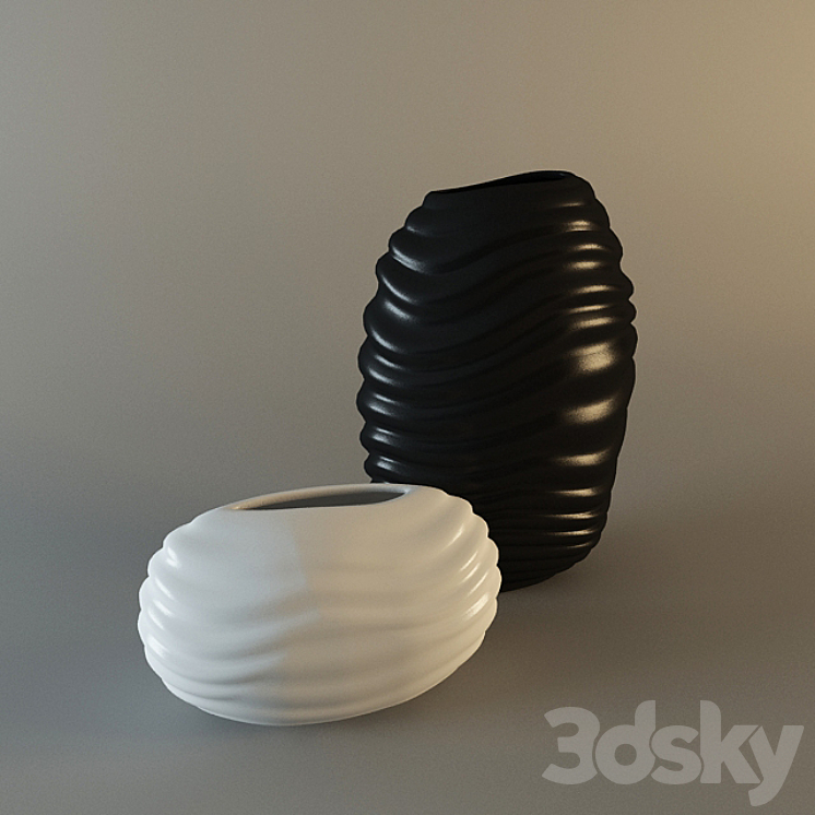 Decorative vase 3DS Max - thumbnail 2