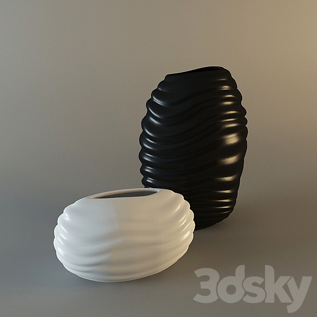 Decorative vase 3DSMax File - thumbnail 2