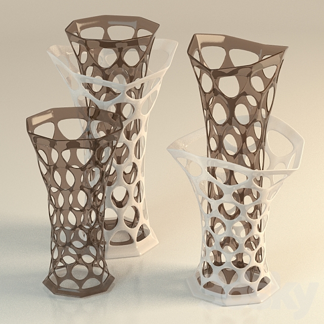 decorative vase in the holes 3DSMax File - thumbnail 1