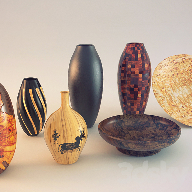 Decorative vases 3DSMax File - thumbnail 1