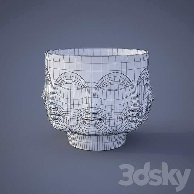 Dora Maar bowl 3DS Max Model - thumbnail 2