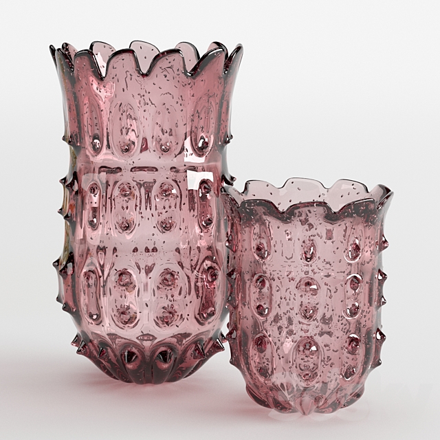 Eichholtz vases set 2 3ds Max - thumbnail 2