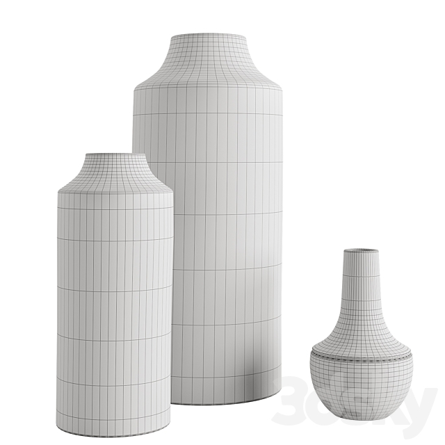 Ema Ceramic Vases 3ds Max - thumbnail 3