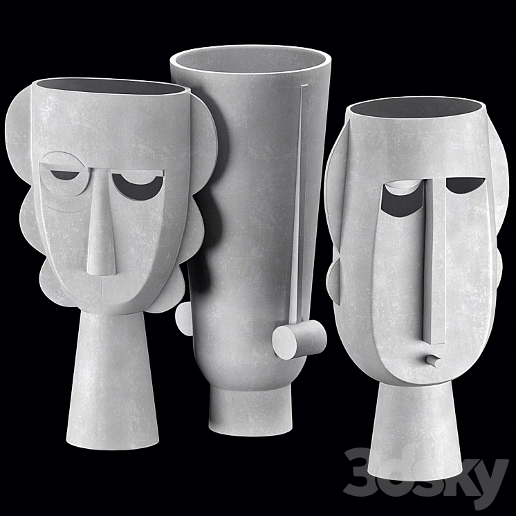 Er vases 3DS Max Model - thumbnail 2