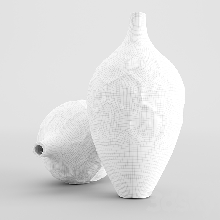 ethnic vase 3DS Max Model - thumbnail 2