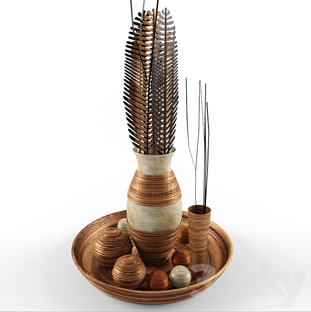 Ethnic vase 3ds Max - thumbnail 1