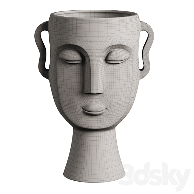 Face Vases. Set 1 3DSMax File - thumbnail 4