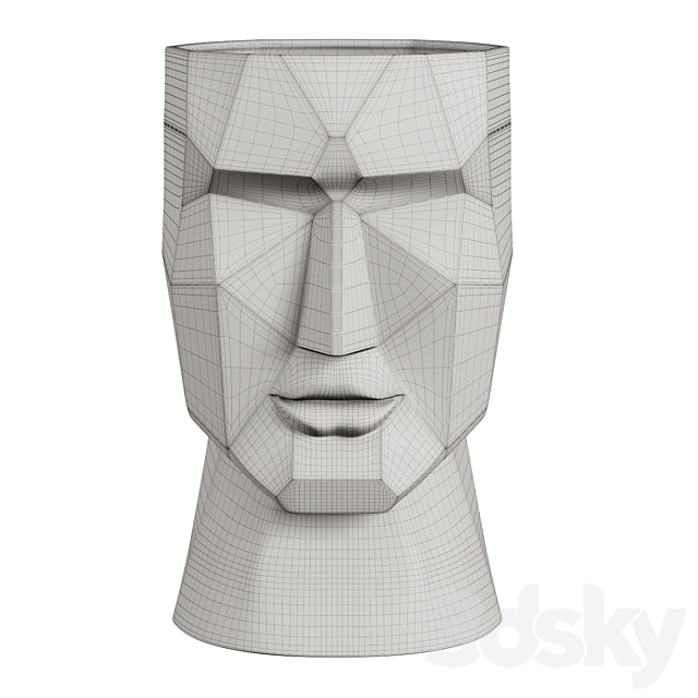 Face Vases. Set of 2 3DSMax File - thumbnail 7