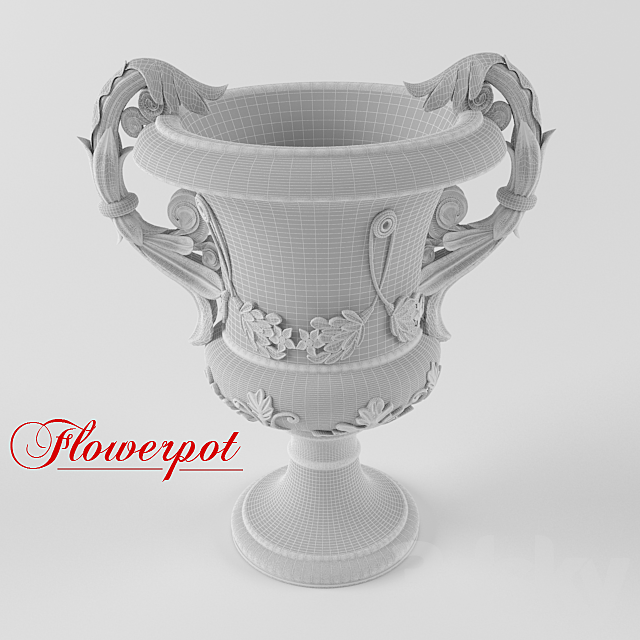 Flowerpot 3DSMax File - thumbnail 3