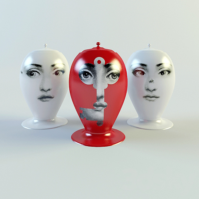 Fornasetti vases 3DSMax File - thumbnail 1