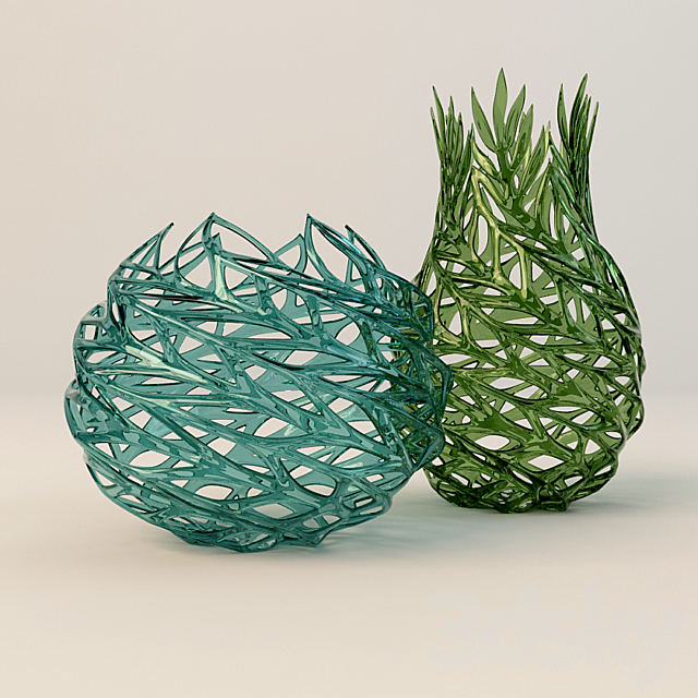 Glass vases 3DSMax File - thumbnail 1