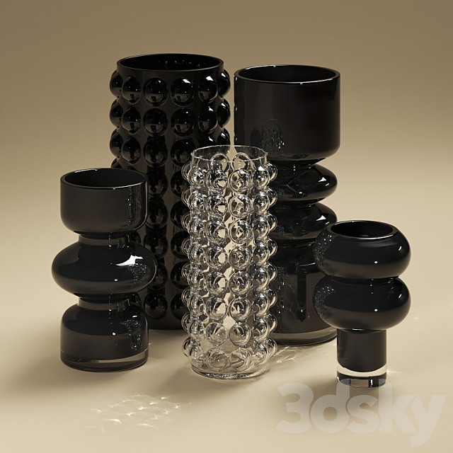 Glass vases H&M Home 3DSMax File - thumbnail 2