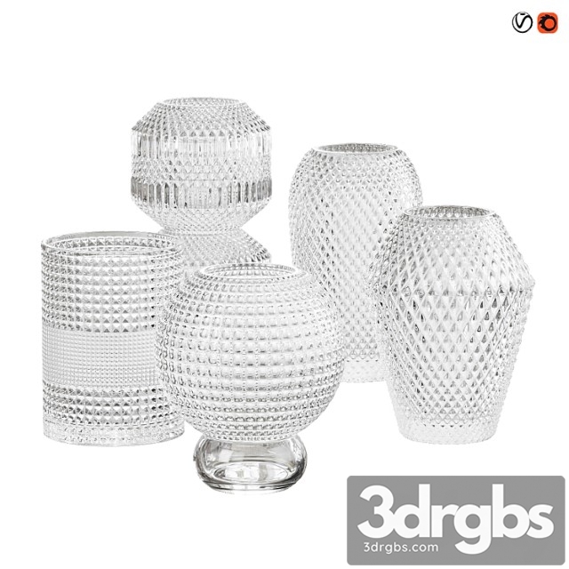 Glass vases specktrum - thumbnail 1