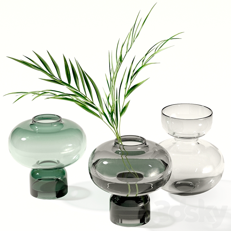 Kasablanka Vases Set 3DS Max - thumbnail 1