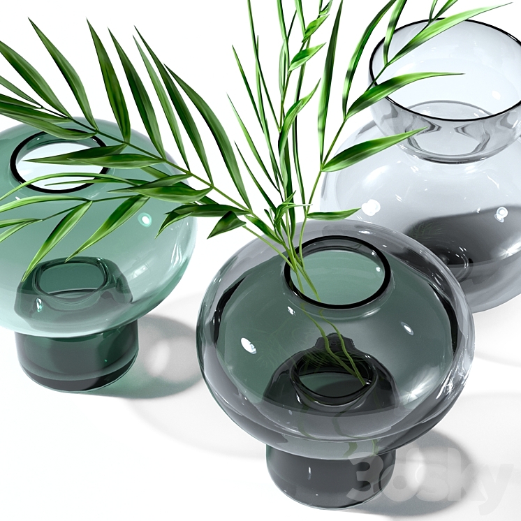 Kasablanka Vases Set 3DS Max - thumbnail 2