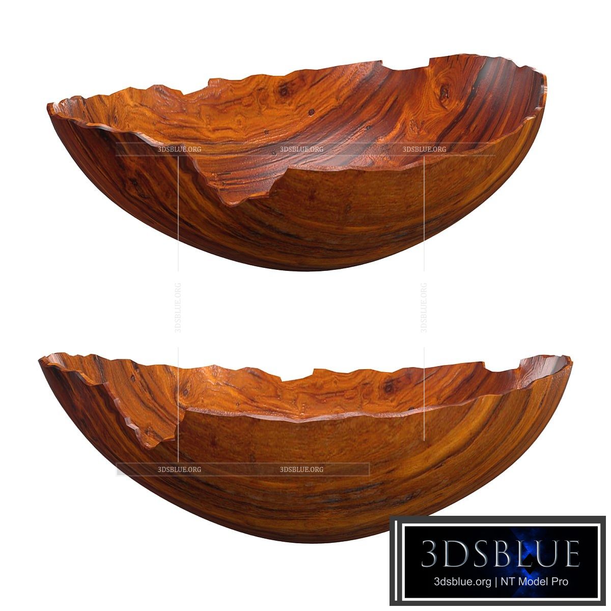 Koa Bowl by Gene Buscher 3DS Max - thumbnail 3