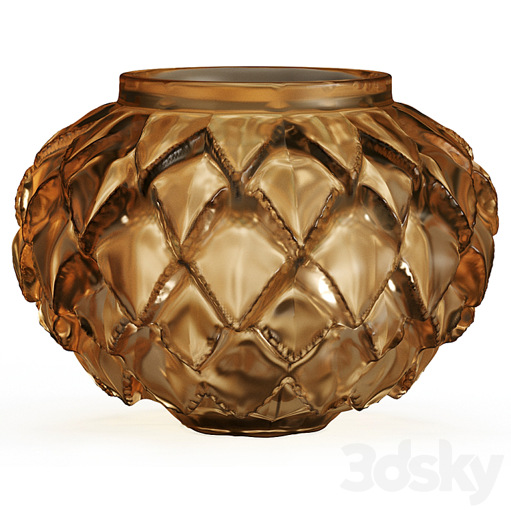 Lalique – Languedoc Vases 3DS Max Model - thumbnail 2