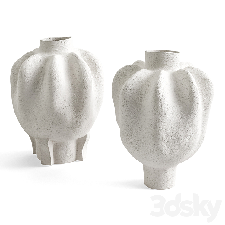 Levadnaja Avos and Atigua sponzh vases 3DS Max Model - thumbnail 1