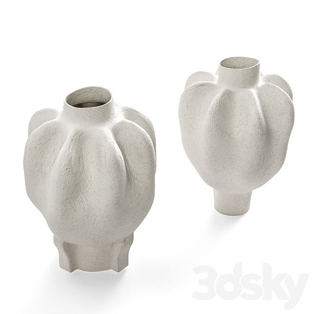 Levadnaja Avos and Atigua sponzh vases 3DSMax File - thumbnail 3