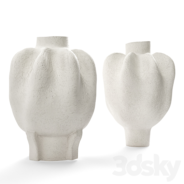 Levadnaja Avos and Atigua sponzh vases 3DSMax File - thumbnail 4