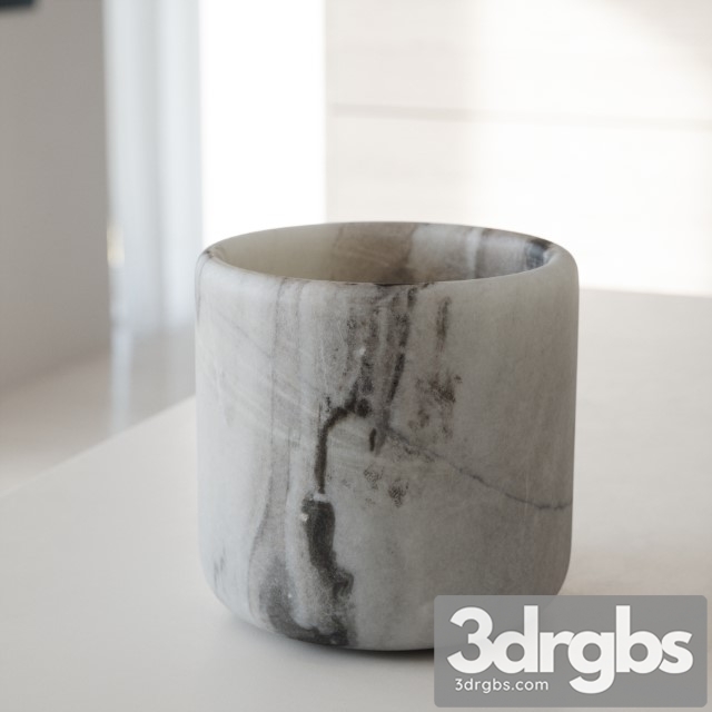 Marble Pot 01 3dsmax Download - thumbnail 1