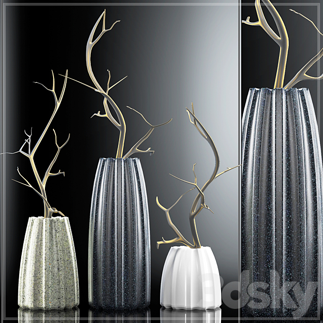 MODERN VASES 1 3DSMax File - thumbnail 1