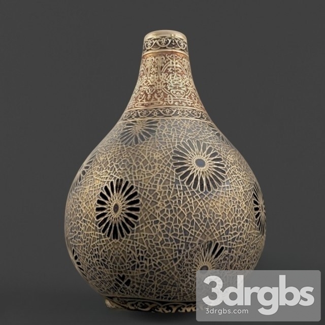 Morrocan Vase Ouf 3dsmax Download - thumbnail 1