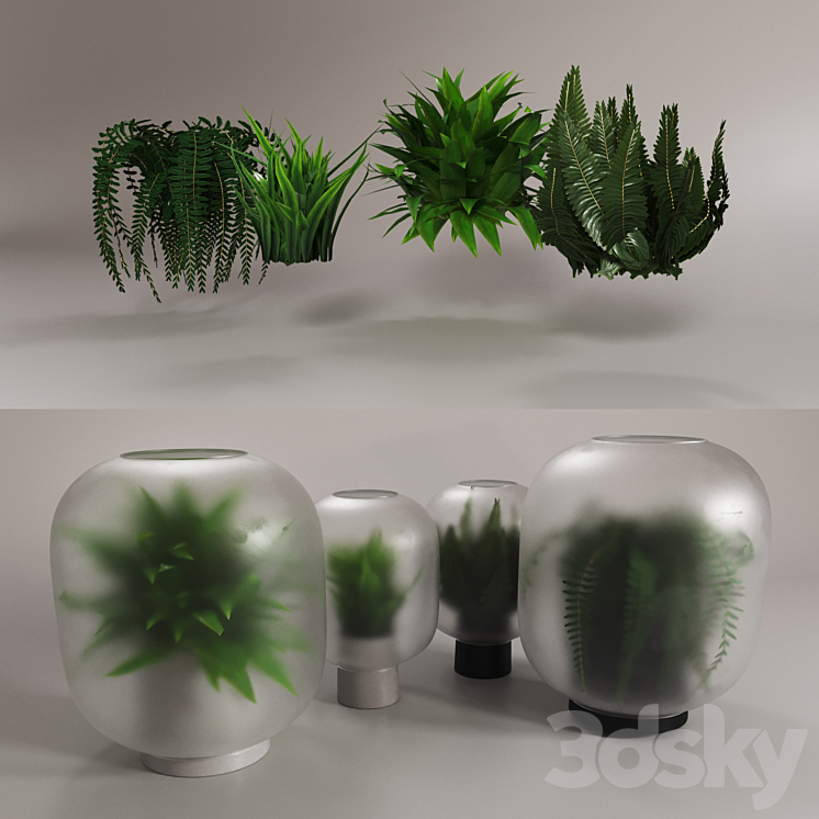 NEBL vases 3DS Max - thumbnail 2