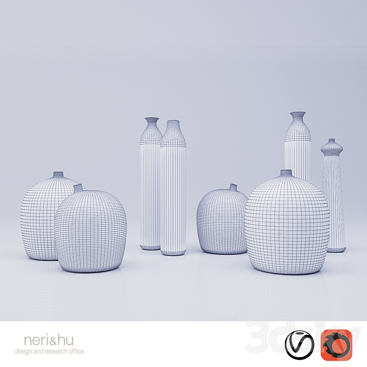 Neri & Hu People Series Vases 3DS Max - thumbnail 2