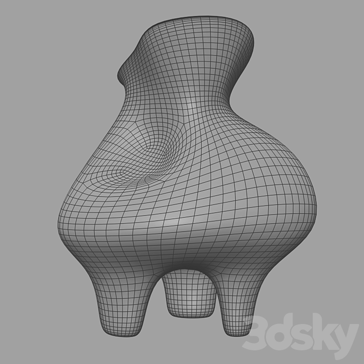 Palatystore Vase #23 3DS Max Model - thumbnail 2