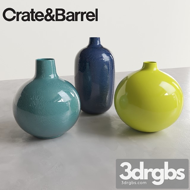 Perry vases by crate & barrel - thumbnail 1