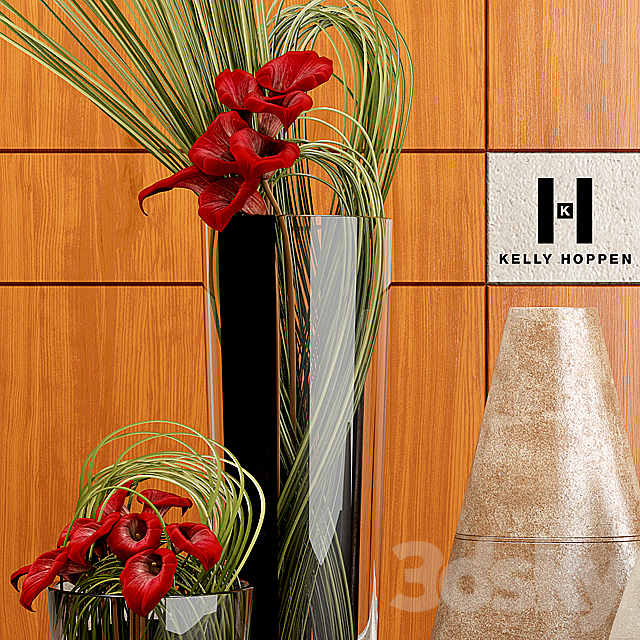 Plants and vases from the site kelly hoppen 3DSMax File - thumbnail 2