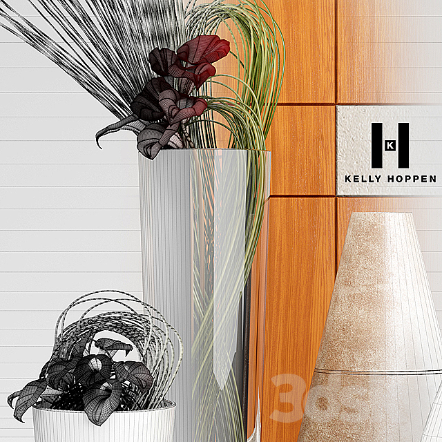 Plants and vases from the site kelly hoppen 3DSMax File - thumbnail 3