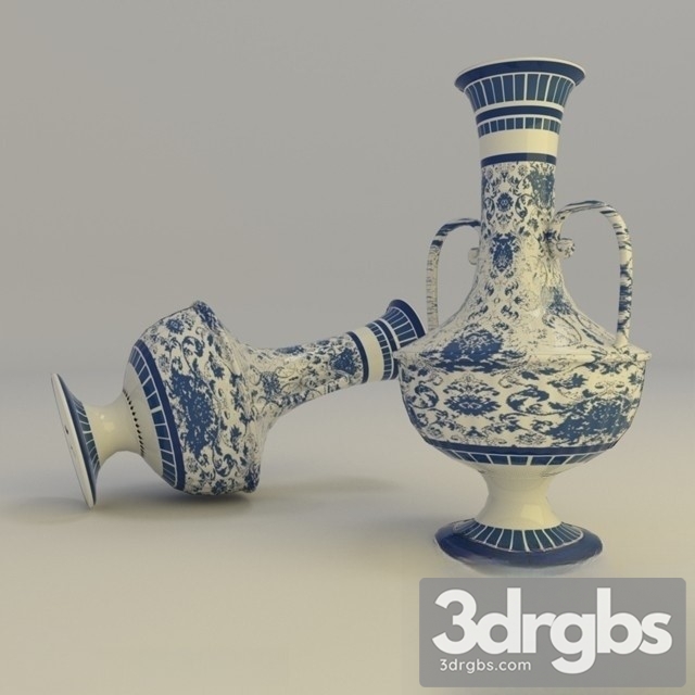 Porcelain Vase 3dsmax Download - thumbnail 1